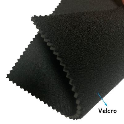 Zwarte Tweezijdige het Neopreenstof van W130cm SBR met Gebreide Polyester