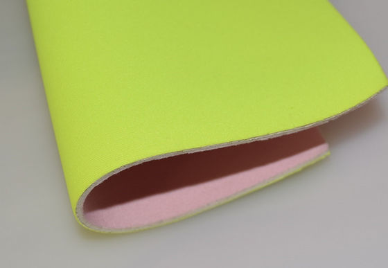 2-40mm Neoprene wetsuit materiaal, antioxidant geel roze Neoprene stof, aangepaste stoffen volgens Pantone kleuren, hoge kleurvastheid stoffen,