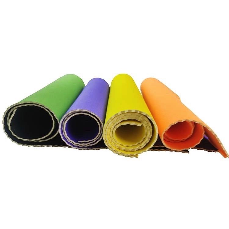 2-40mm Neoprene wetsuit materiaal, antioxidant geel roze Neoprene stof, aangepaste stoffen volgens Pantone kleuren, hoge kleurvastheid stoffen,